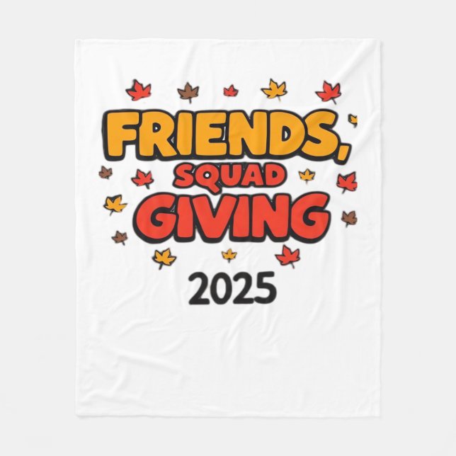 Cobertor De Velo Esquadrão de Amigos que dá outono de 2025 - Queda  (Frente)