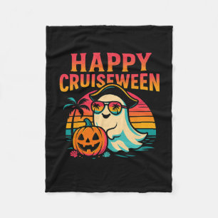Cobertor De Velo Esquadrão de Cruzeiro de Halloween Família 2025 Tr