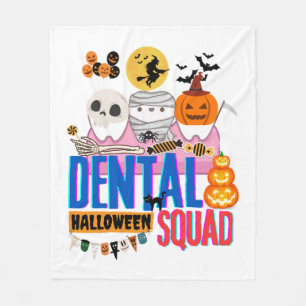 Cobertor De Velo esquadrão dentário halloween