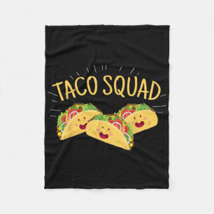Cobertor De Velo Esquadrão Engraçado Taco Bonito Comida Mexicano Pr