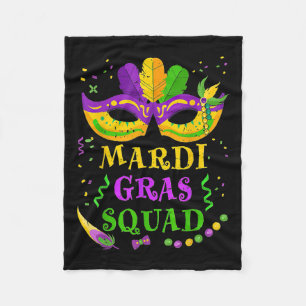 Cobertor De Velo Esquadrão Mardi Gras
