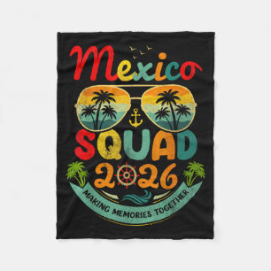 Cobertor De Velo Esquadrão México 2026 férias praia tropical vintag