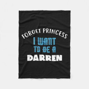 Cobertor De Velo Esqueça Princesa Quero Ser Um Nome Darren