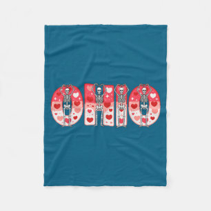 Cobertor De Velo Esqueletos Engraçados de O-h-i-o Ohio no Meio-Oest