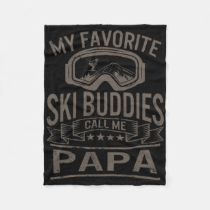 Cobertor De Velo Esqui Buddies Papa Skiing Goggles Snowboard Grand