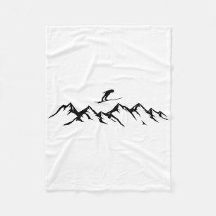 Cobertor De Velo Esqui das Montanhas Ski Esqui alpino