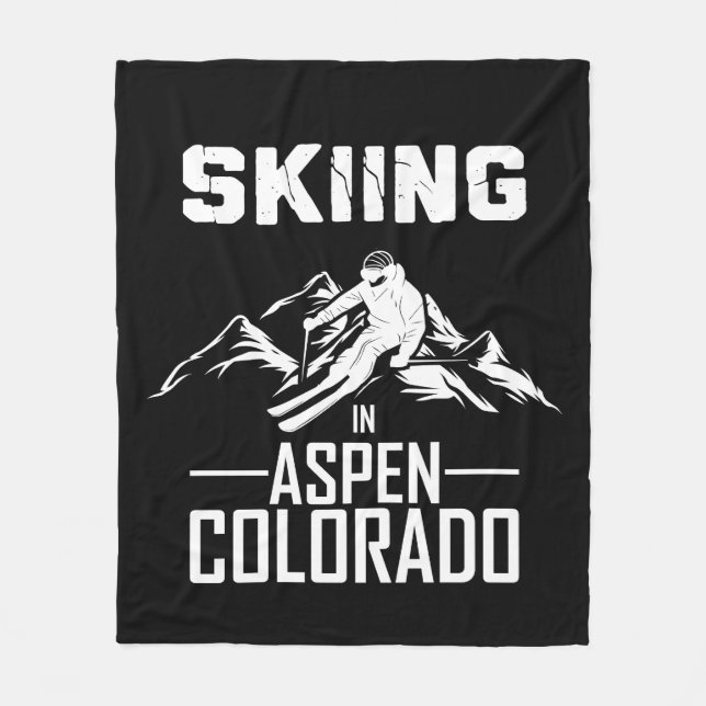 Cobertor De Velo Esqui em Aspen Colorado (Frente)