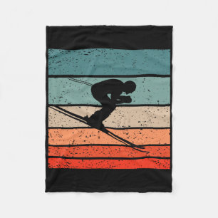 Cobertor De Velo Esqui Estilo Retro Vintage