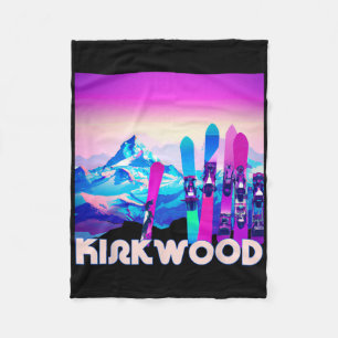 Cobertor De Velo Esqui Kirkwood - Estilo De anos 80 Retroativo E Sn