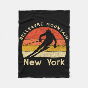 Cobertor De Velo Esqui Vintage Belleayre Mountain Nova York Montanh