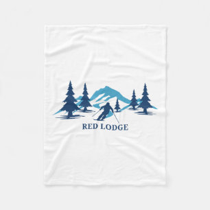 Cobertor De Velo Esquiamento de Esqui de Montana Red Lodge Esquiand