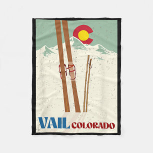 Cobertor De Velo Esquiar em Vail Colorado Montanhas Rochosas Férias
