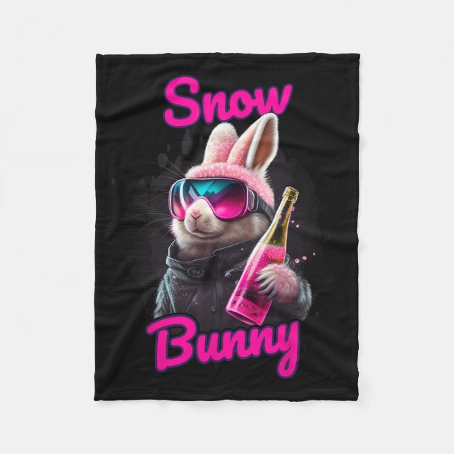 Cobertor De Velo Esquiar Snow Bunny Après-ski  (Frente)