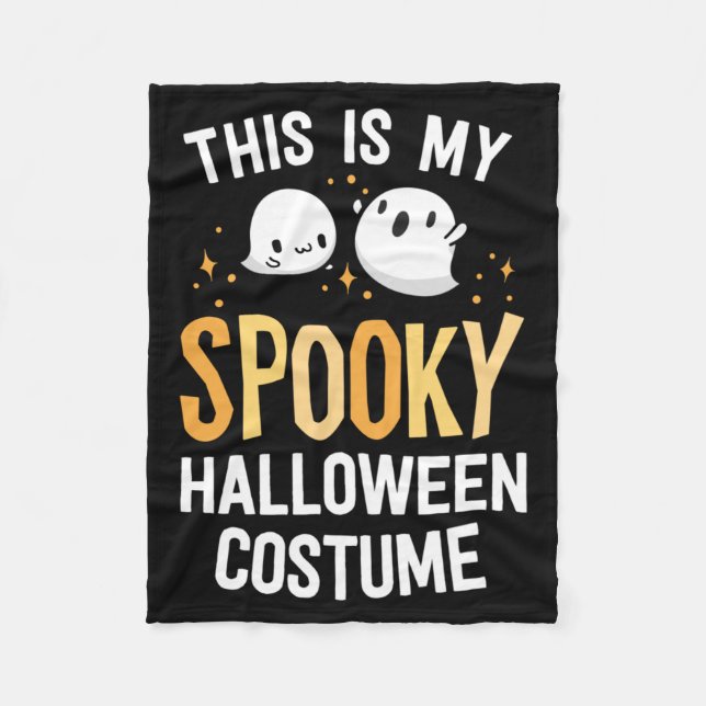 Cobertor De Velo Esse É Fantasmagórico Traje de Halloween Kawaii Sp (Frente)