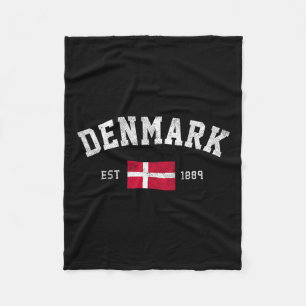 Cobertor De Velo Est. 1889 Bandeira Dinamarquesa Dia da Independênc