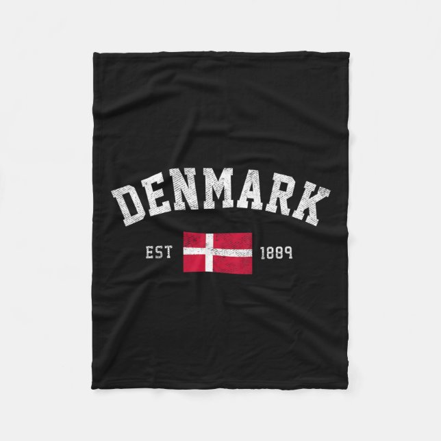 Cobertor De Velo Est. 1889 Bandeira Dinamarquesa Dia da Independênc (Frente)