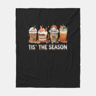 Cobertor De Velo Esta É A Época De Futebol Pumpkin Spice Halloween 