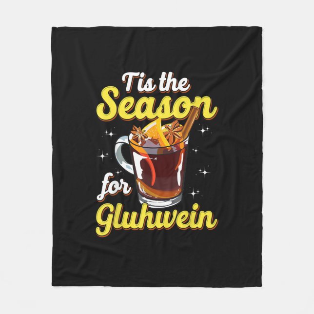 Cobertor De Velo Esta É A Época Do Gluhwein Vinho Multado Lov (Frente)
