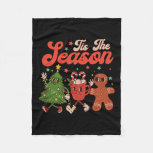 Cobertor De Velo Esta É A Época Natal Árvore Gingerbird Cookie C