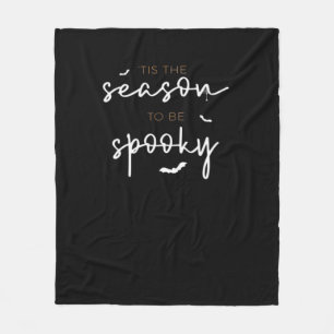 Cobertor De Velo Esta É A Época Para Ser Spooky Halloween Retro