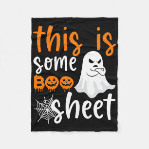 Cobertor De Velo Esta É A Folha De Boo Ghost Retro Halloween Costum