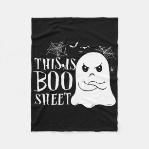 Cobertor De Velo Esta É A Folha De Boo Ghost Retro Halloween Figuru