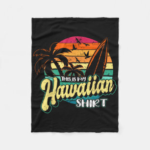 Cobertor De Velo Esta É A Minha Camisa Havaiana Vintage Aloha Beach
