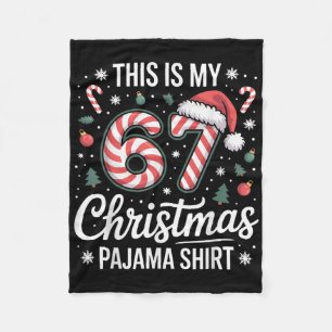 Cobertor De Velo Esta é Minha 67 Camisola de Natal 67 Meme Geração