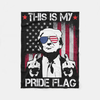 Cobertor De Velo Esta é minha bandeira do orgulho EUA Americana 4 d