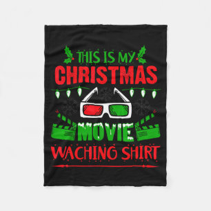 Cobertor De Velo Esta É Minha Camisa de Assistir Filme de Natal - E