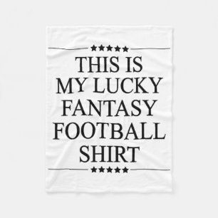 Cobertor De Velo Esta é Minha Camisa de Futebol de Fantasia da Sort