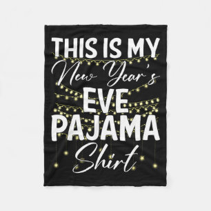 Cobertor De Velo Esta é Minha Camisa de Pijama de Ano Novo Feliz An