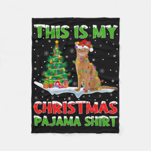 Cobertor De Velo Esta é Minha Camisa de Pijama de Natal Natal 