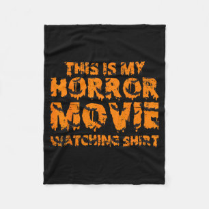 Cobertor De Velo Esta É Minha Camisa de Ver Filmes de Terror Hallow