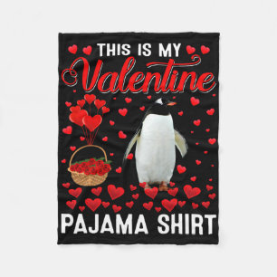 Cobertor De Velo Esta É Minha Camisa Do Dia Dos Namorados Pinguim C