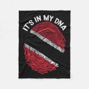 Cobertor De Velo Está em Meu Dna Trinidad e Tobago Bandeira Orgulho