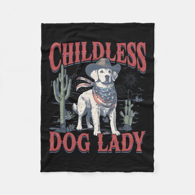 Cobertor De Velo Esta Menina De Cachorro Sem Filhos Está Votando Ka (Frente)