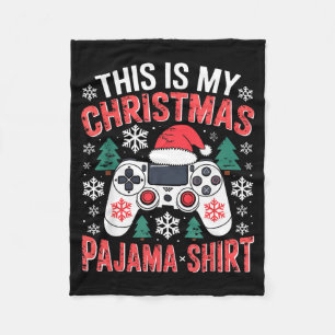Cobertor De Velo Esta Minha Camisa de Pijama de Natal Jogos de Nata