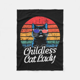 Cobertor De Velo Esta Mulher De Gato Infantil Está Votando Kamala-h