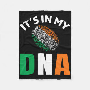 Cobertor De Velo Está No Meu Dna Irlanda Bandeira Irlandesa Present