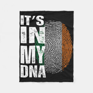 Cobertor De Velo Está No Meu Dna Irlanda Bandeira Irlandesa Present