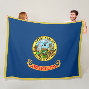 Cobertor De Velo Estado de Idaho Bandeira Impressão Patriotc