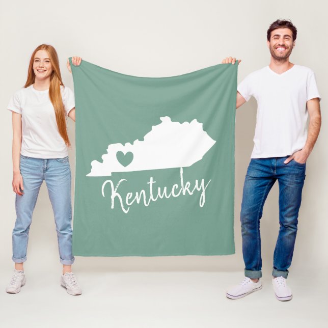 Cobertor De Velo Estado de Kentucky mapa do amor (In Situ)