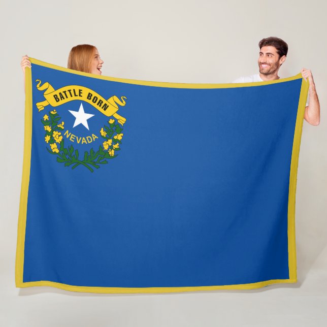 Cobertor De Velo Estado de Nevada Flag Impressão Patriotc (In Situ)