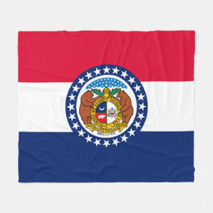 Cobertor De Velo Estado do Missouri Flag Design