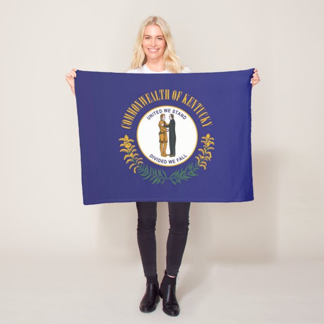 Cobertor De Velo Estado Flag do Kentucky, EUA (In Situ)