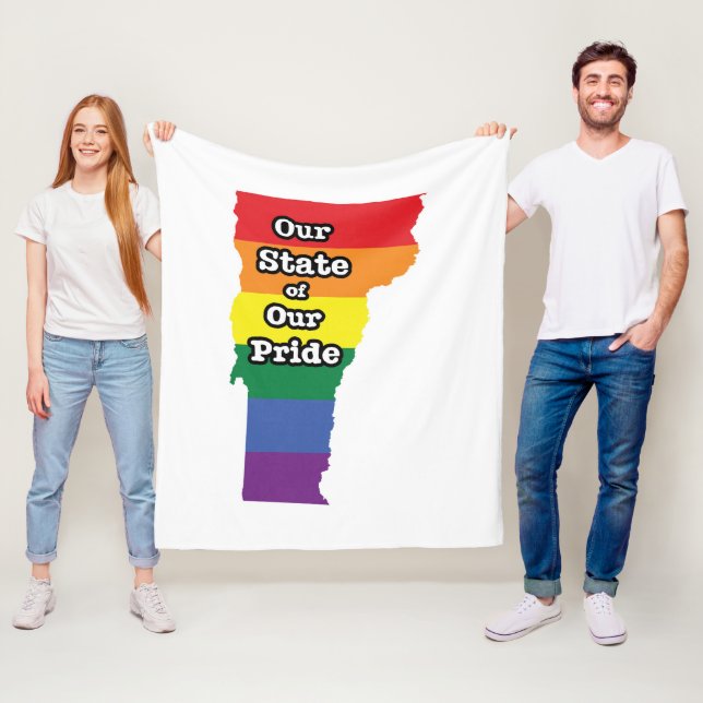 Cobertor De Velo Estado Orgulho gay| Vermont (In Situ)