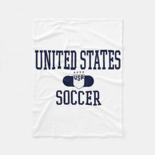 Cobertor De Velo Estados Unidos Futebol Universitário Vermelho Uswn