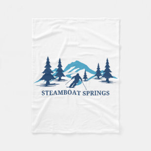Cobertor De Velo Estância de esqui Steamboat Springs Colorado Esqui