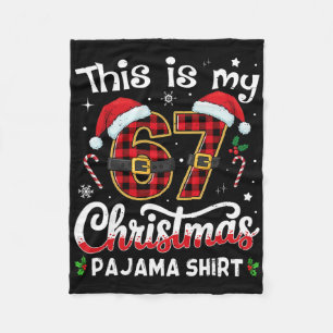 Cobertor De Velo Este É Meu 67 Pijama De Natal 67 Meme Gen Alpha B